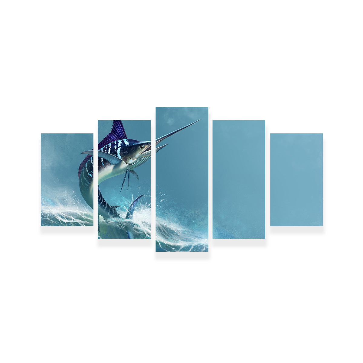 Striped Marlin on Sea Wall Art