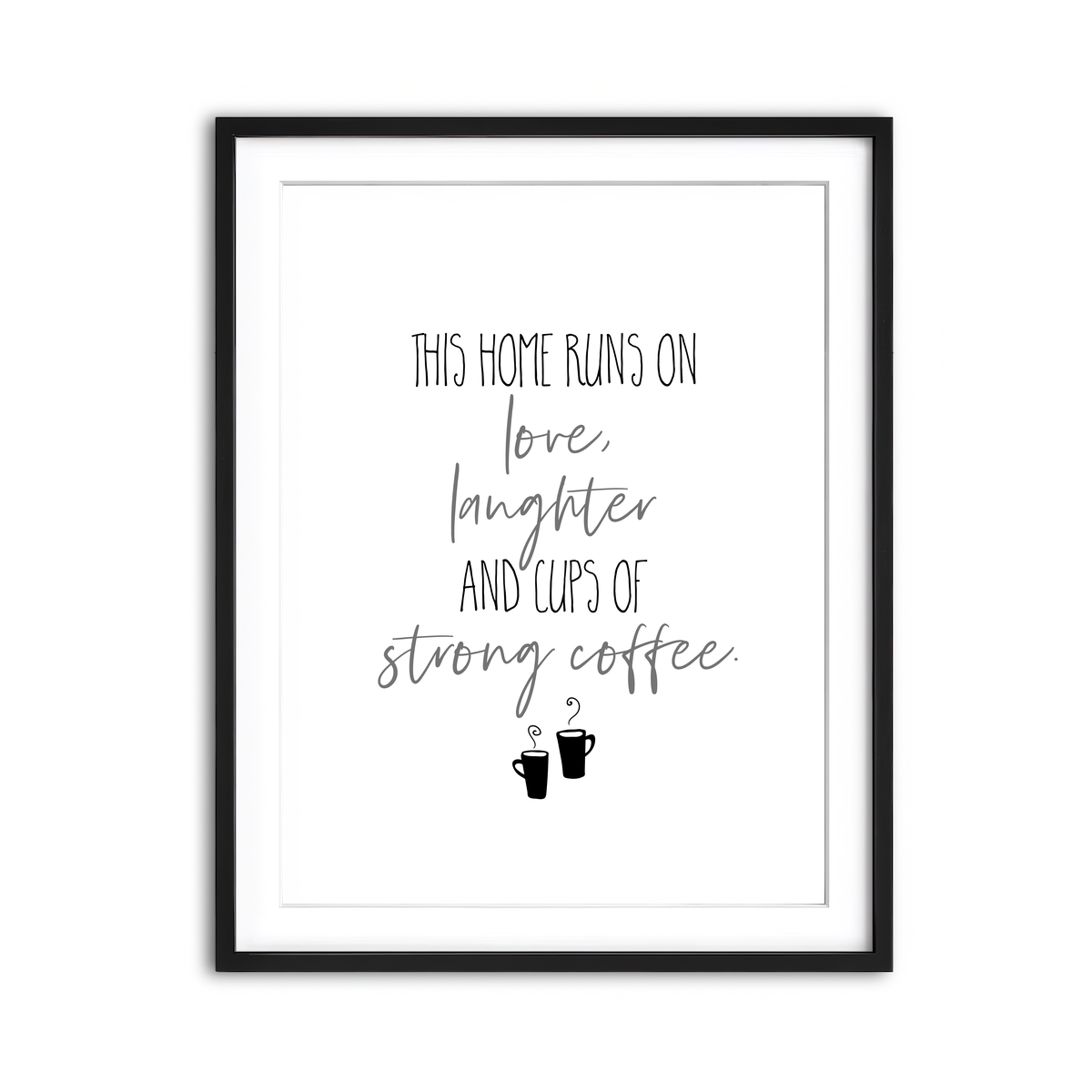 Framed Print 3x4 Black