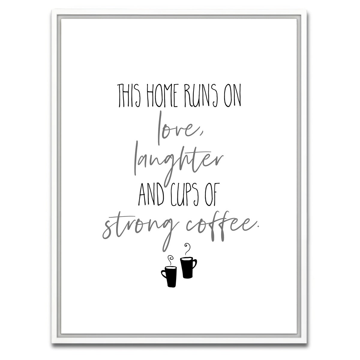 AUTO-MOCKUP WHITE | Strong Coffee | 1 Piece | White Framed Canvas | group=3x4