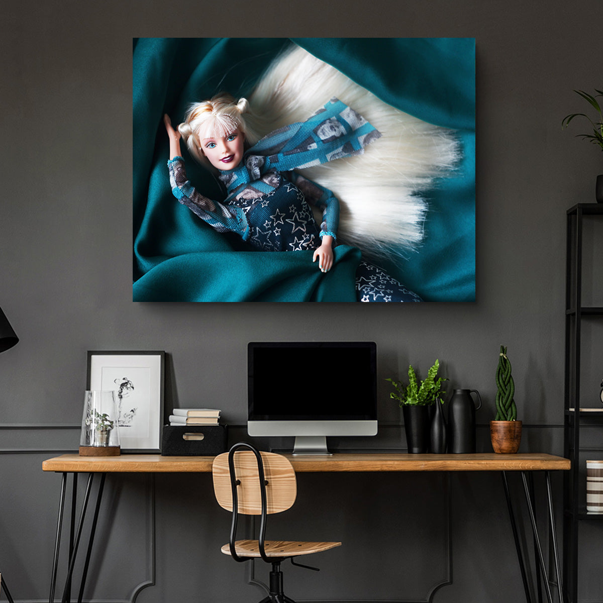 Stylish Barbie Wall Art
