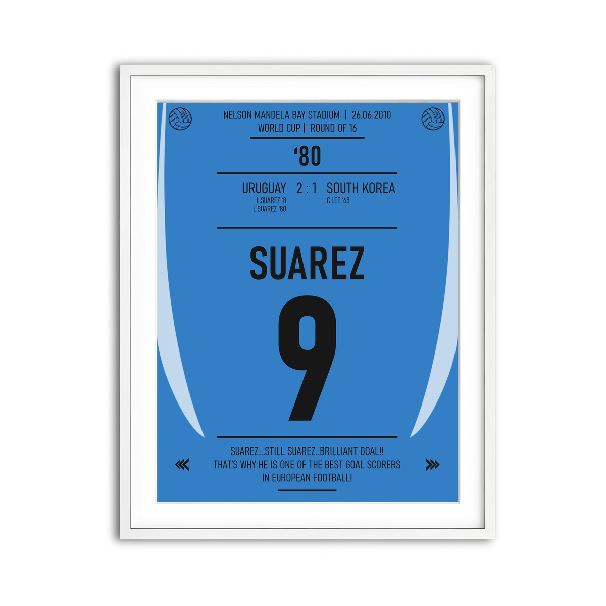 Framed Print 3x4 White