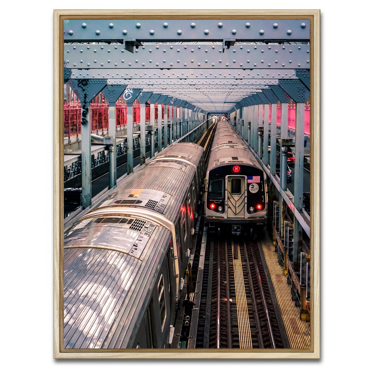 AUTO-MOCKUP WHITE | Subway Bridge | 1 Piece | Natural Framed Canvas | group=3x4