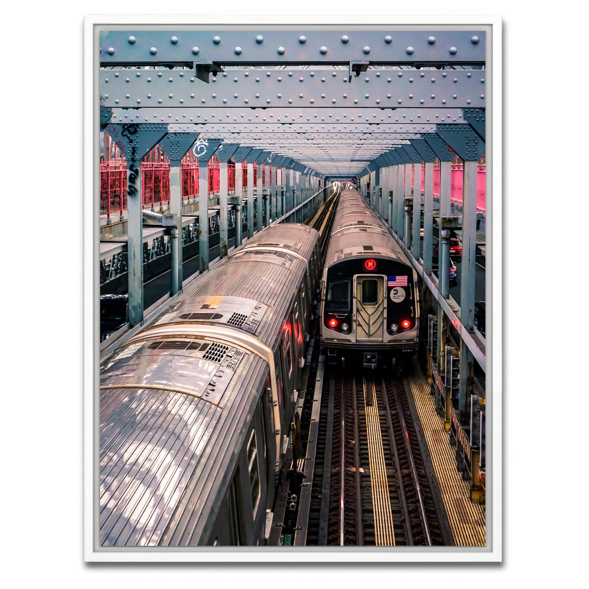AUTO-MOCKUP WHITE | Subway Bridge | 1 Piece | White Framed Canvas | group=3x4