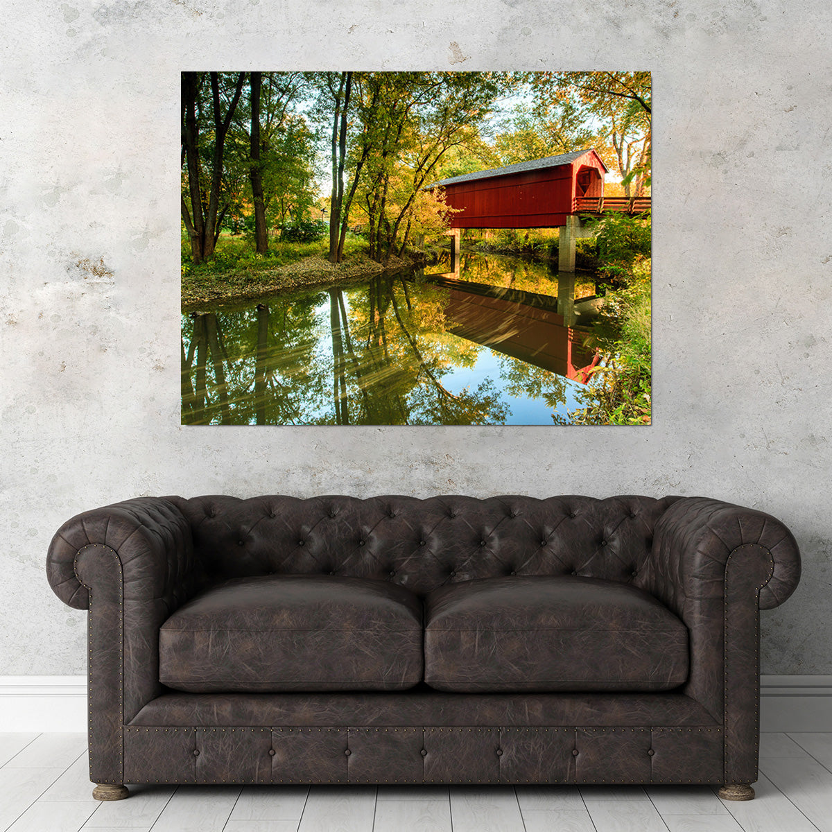 Sugar Creek Covered Bridge Wall Art