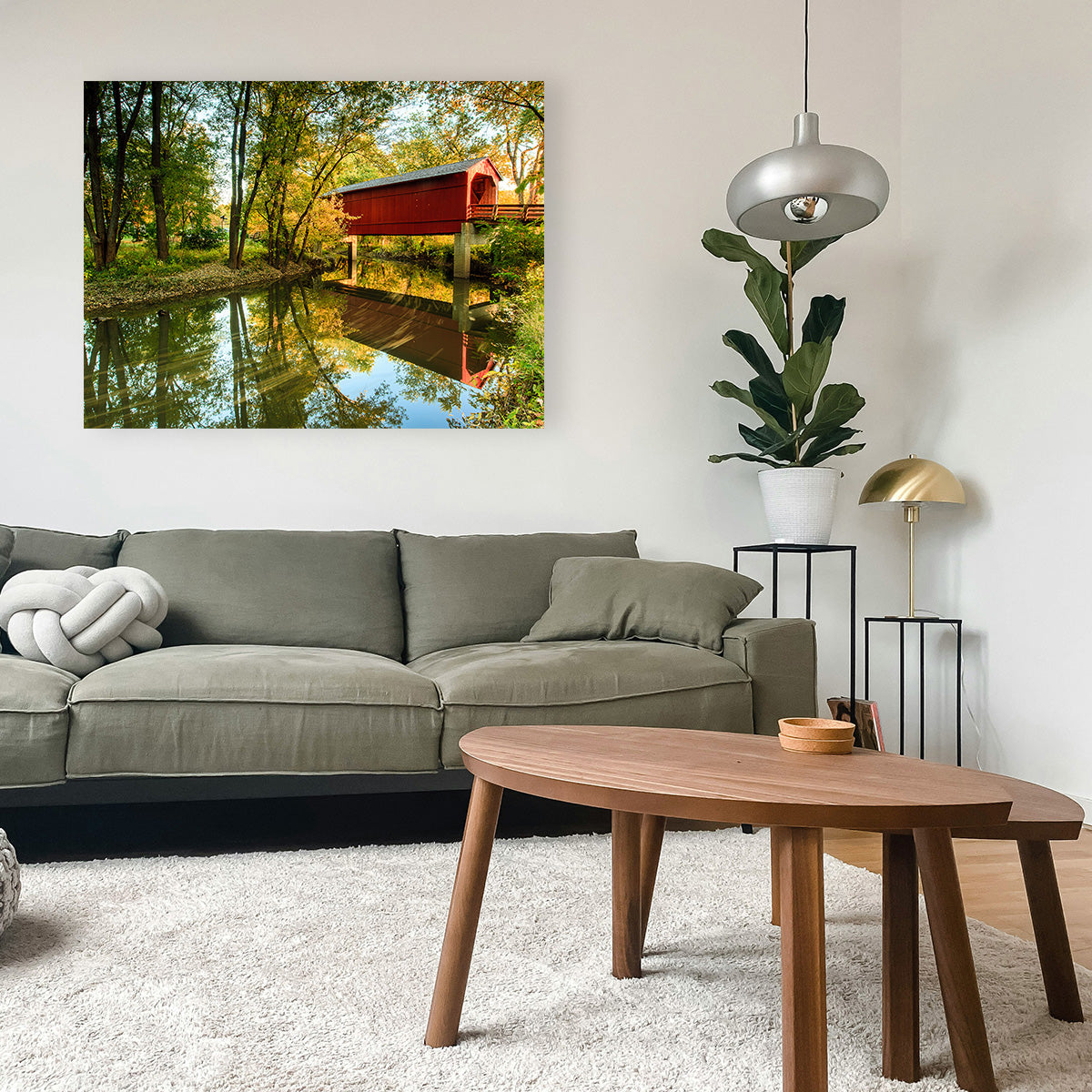 Sugar Creek Covered Bridge Wall Art
