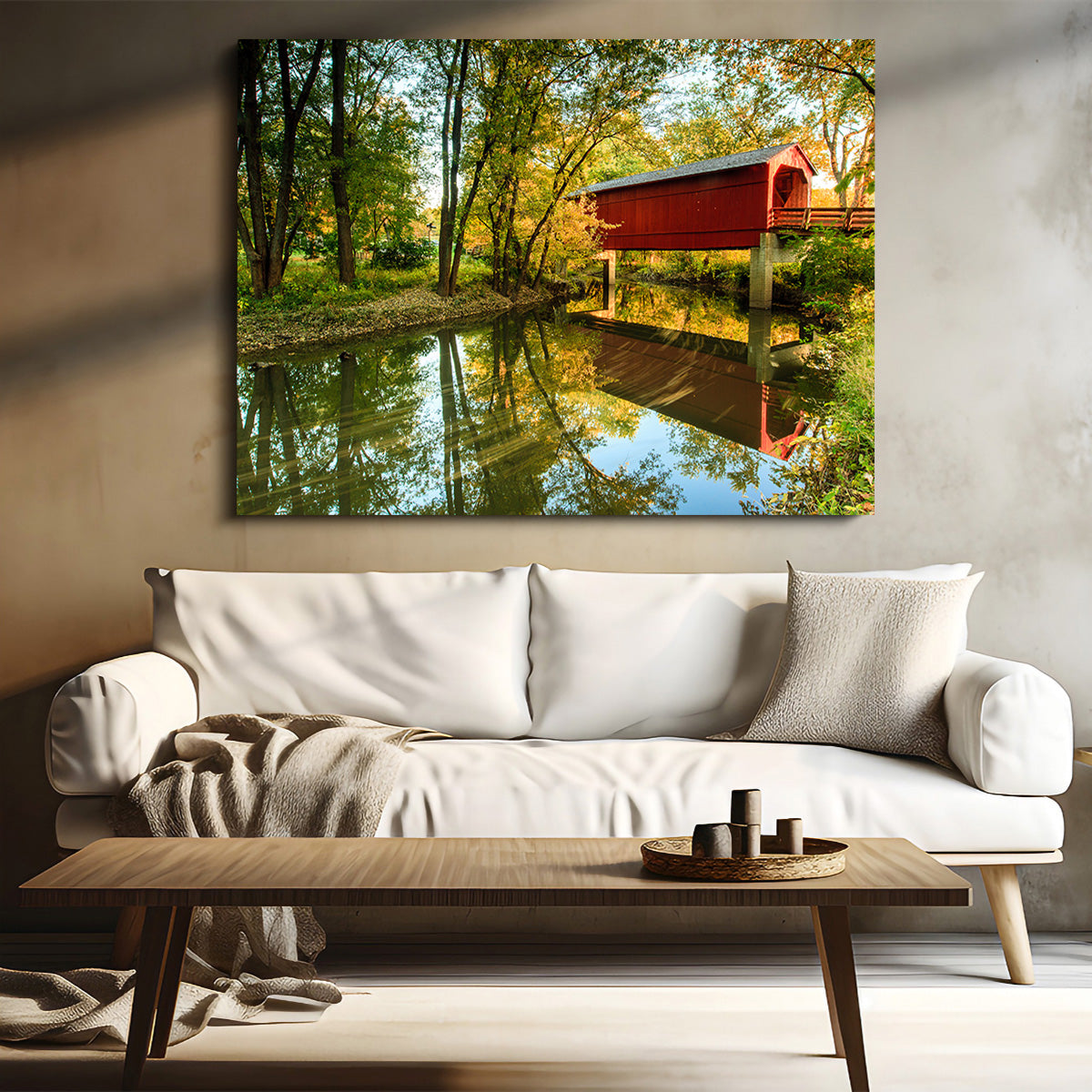 Sugar Creek Covered Bridge Wall Art