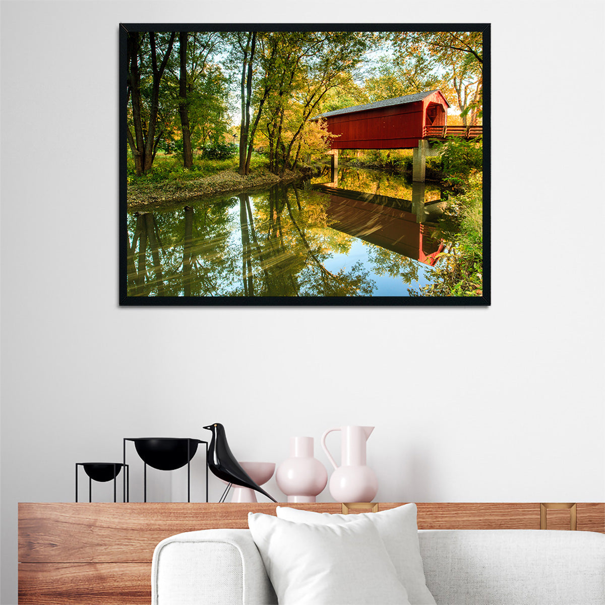 Sugar Creek Covered Bridge Wall Art