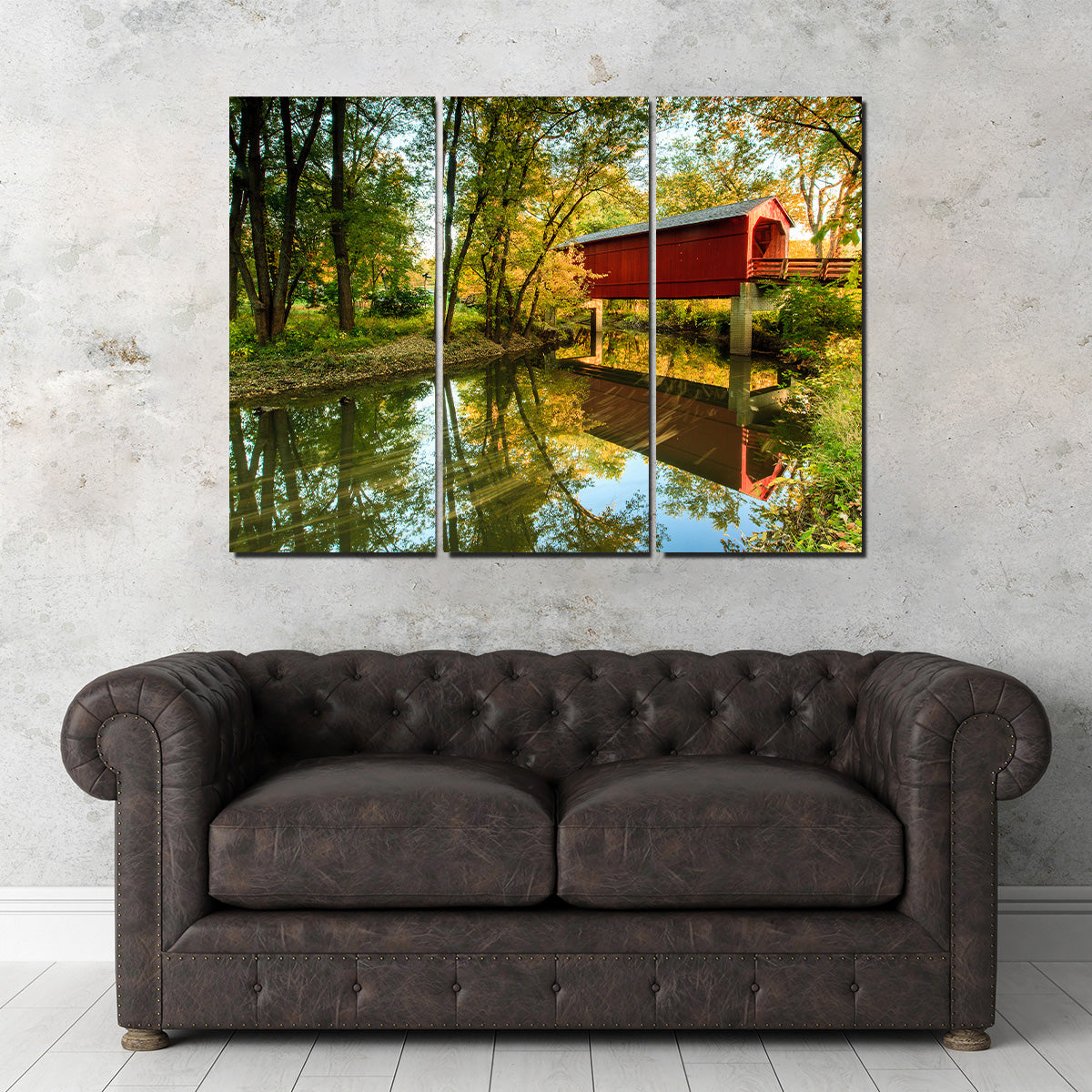 Sugar Creek Covered Bridge Wall Art