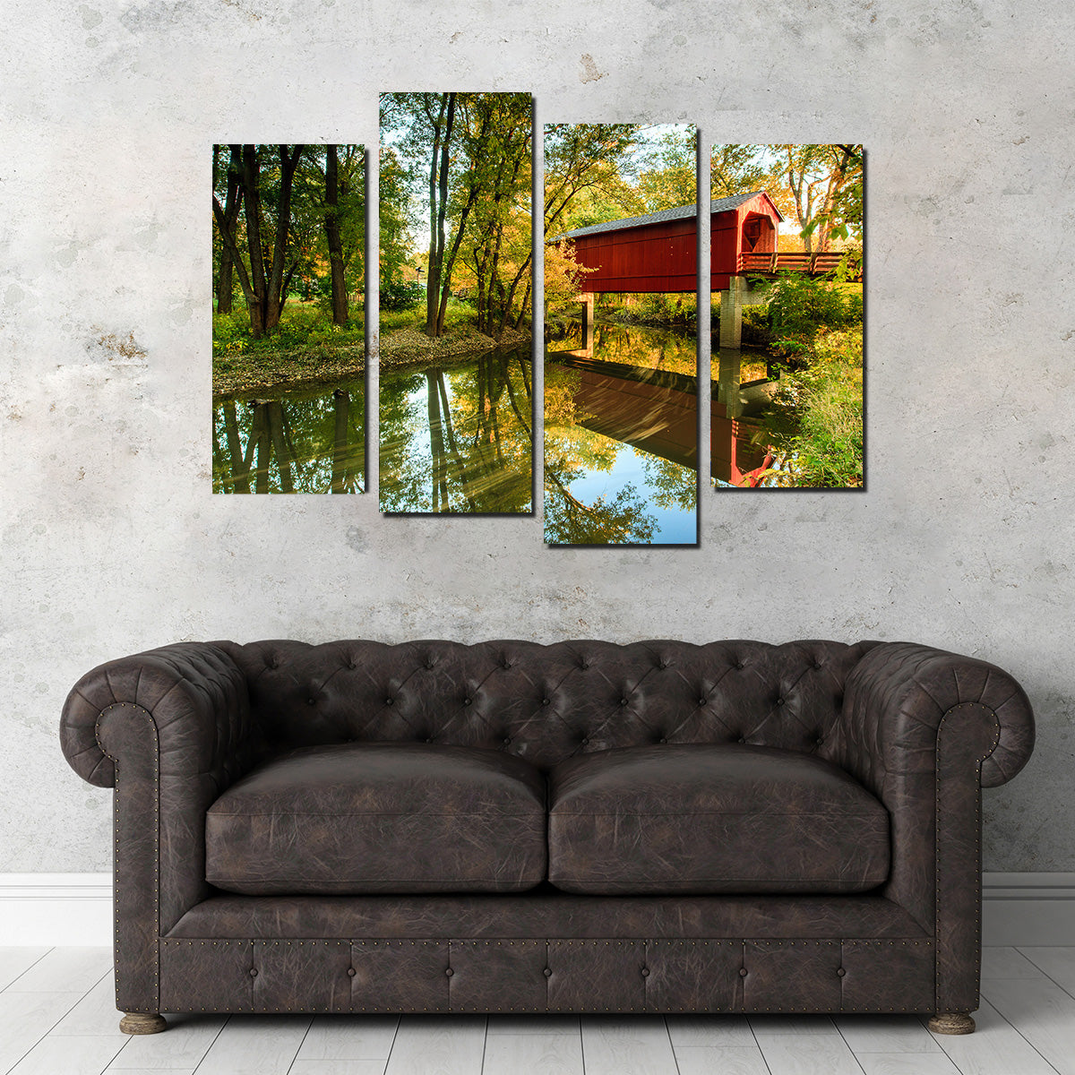 Sugar Creek Covered Bridge Wall Art