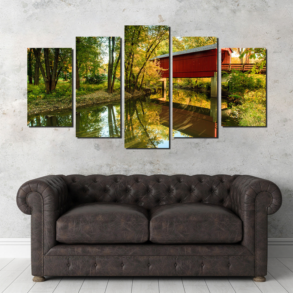 Sugar Creek Covered Bridge Wall Art