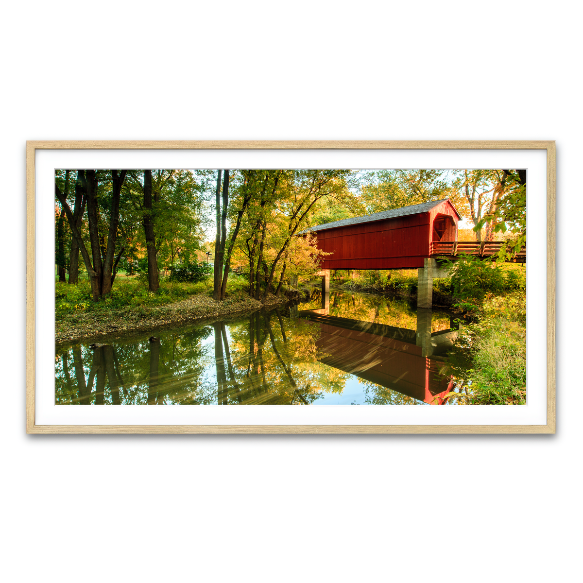 Framed Print 2x1 Natural