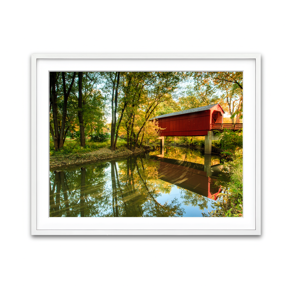 Framed Print 4x3 White