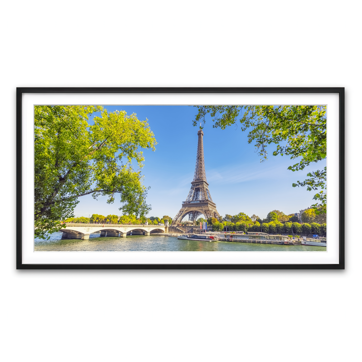 Framed Print 2x1 Black