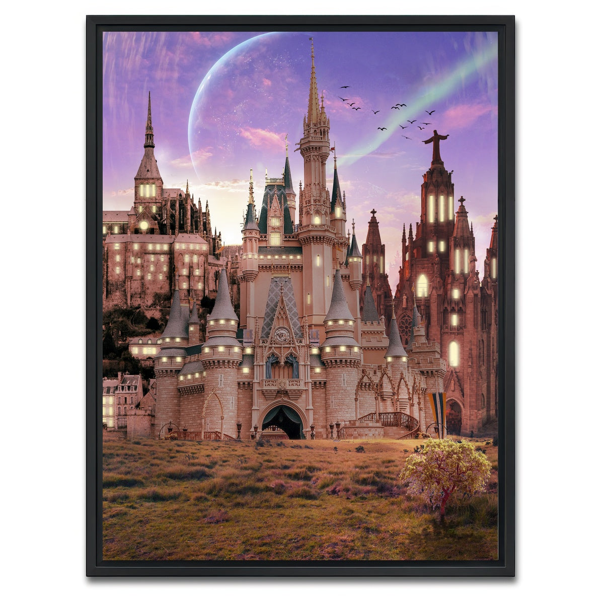 AUTO-MOCKUP WHITE | Sunda Empire | 1 Piece | Black Framed Canvas | group=3x4