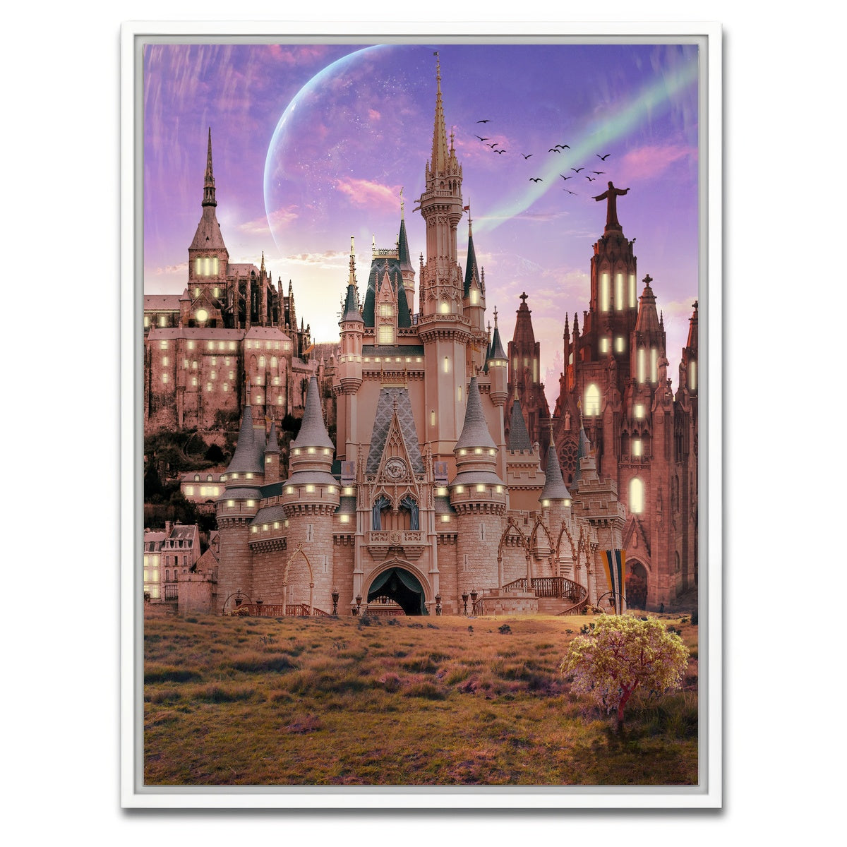 AUTO-MOCKUP WHITE | Sunda Empire | 1 Piece | White Framed Canvas | group=3x4