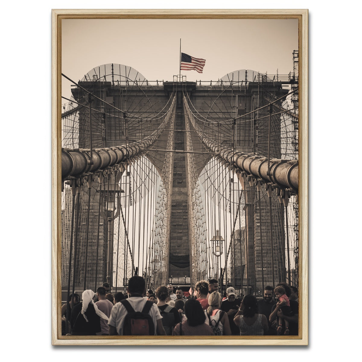 AUTO-MOCKUP WHITE | Sunday in Brooklyn | 1 Piece | Natural Framed Canvas | group=3x4