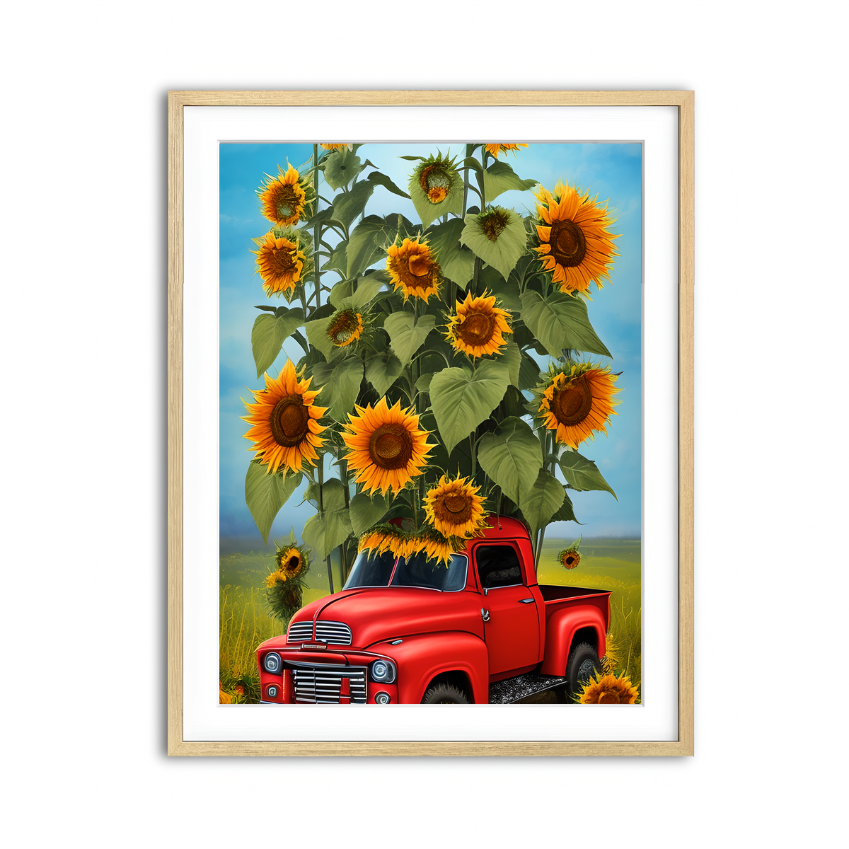 Framed Print 3x4 Natural