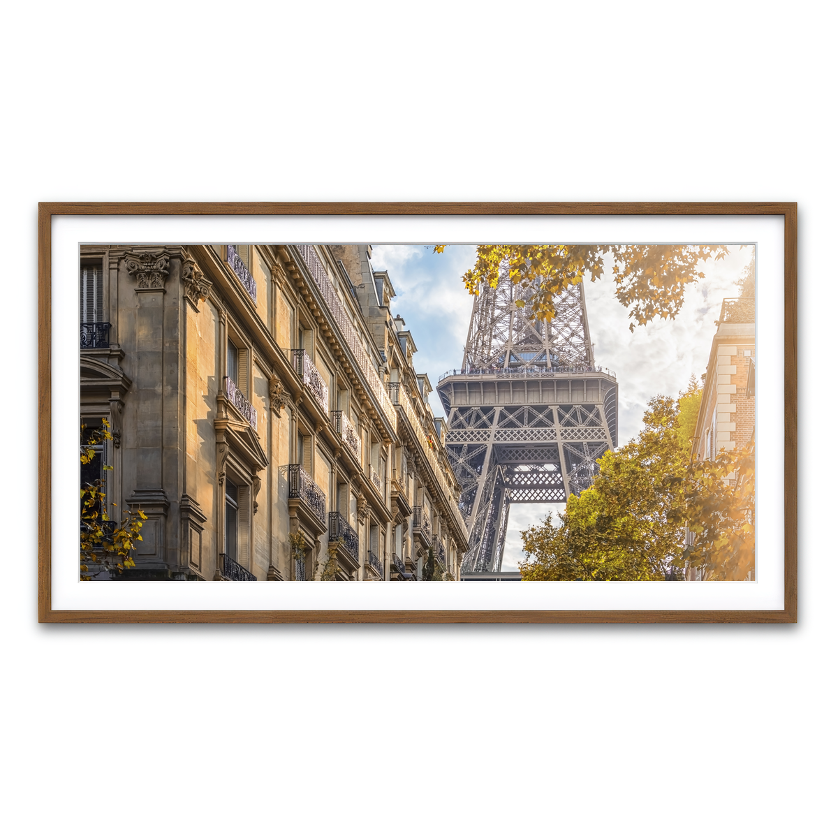 Framed Print 2x1 Walnut