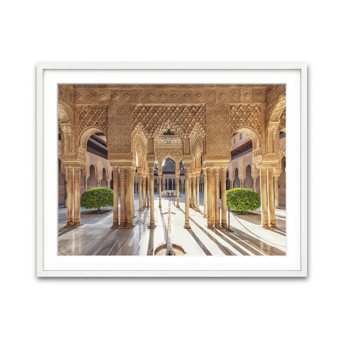 Framed Print 4x3 White