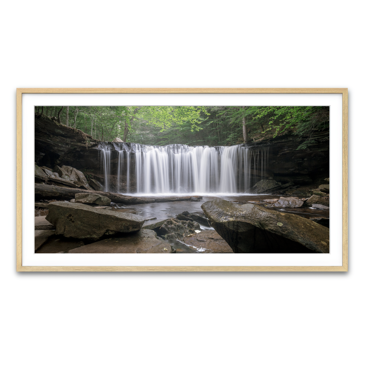 Framed Print 2x1 Natural