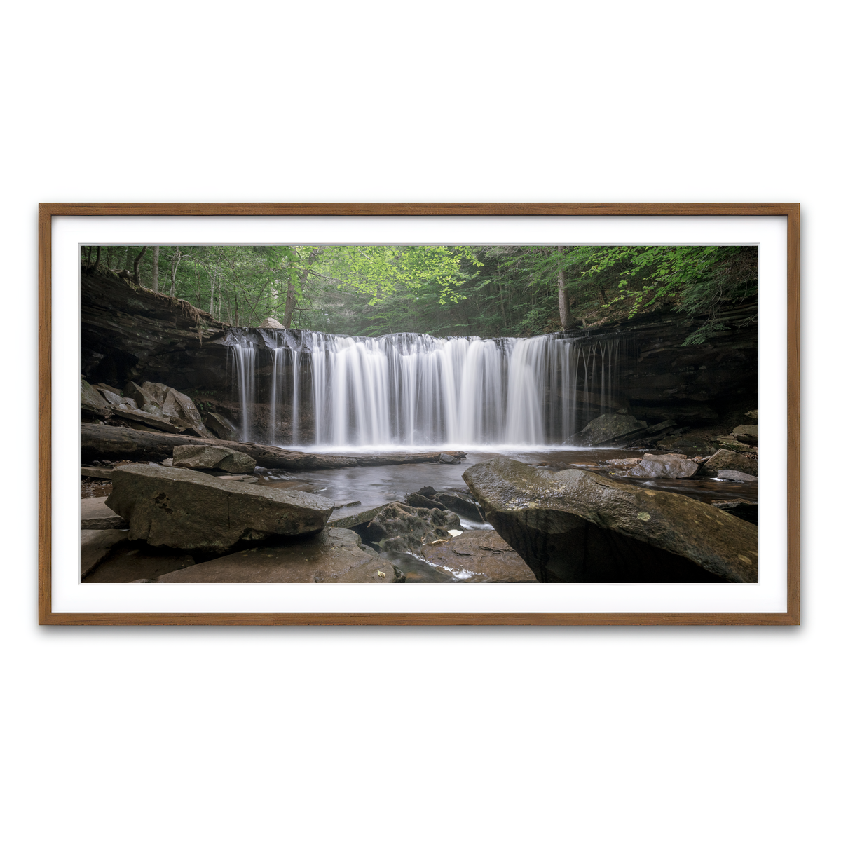 Framed Print 2x1 Walnut