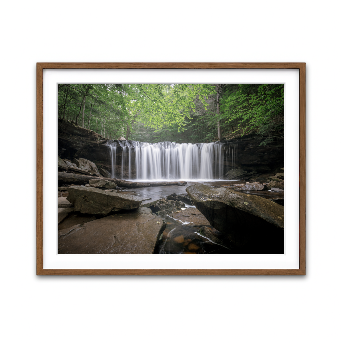 Framed Print 4x3 Walnut