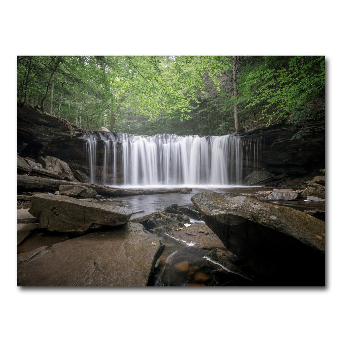 AUTO-MOCKUP WHITE | Sunrise At Ricketts Glenn | 1 Piece | Gallery Wrap Canvas | group=4x3