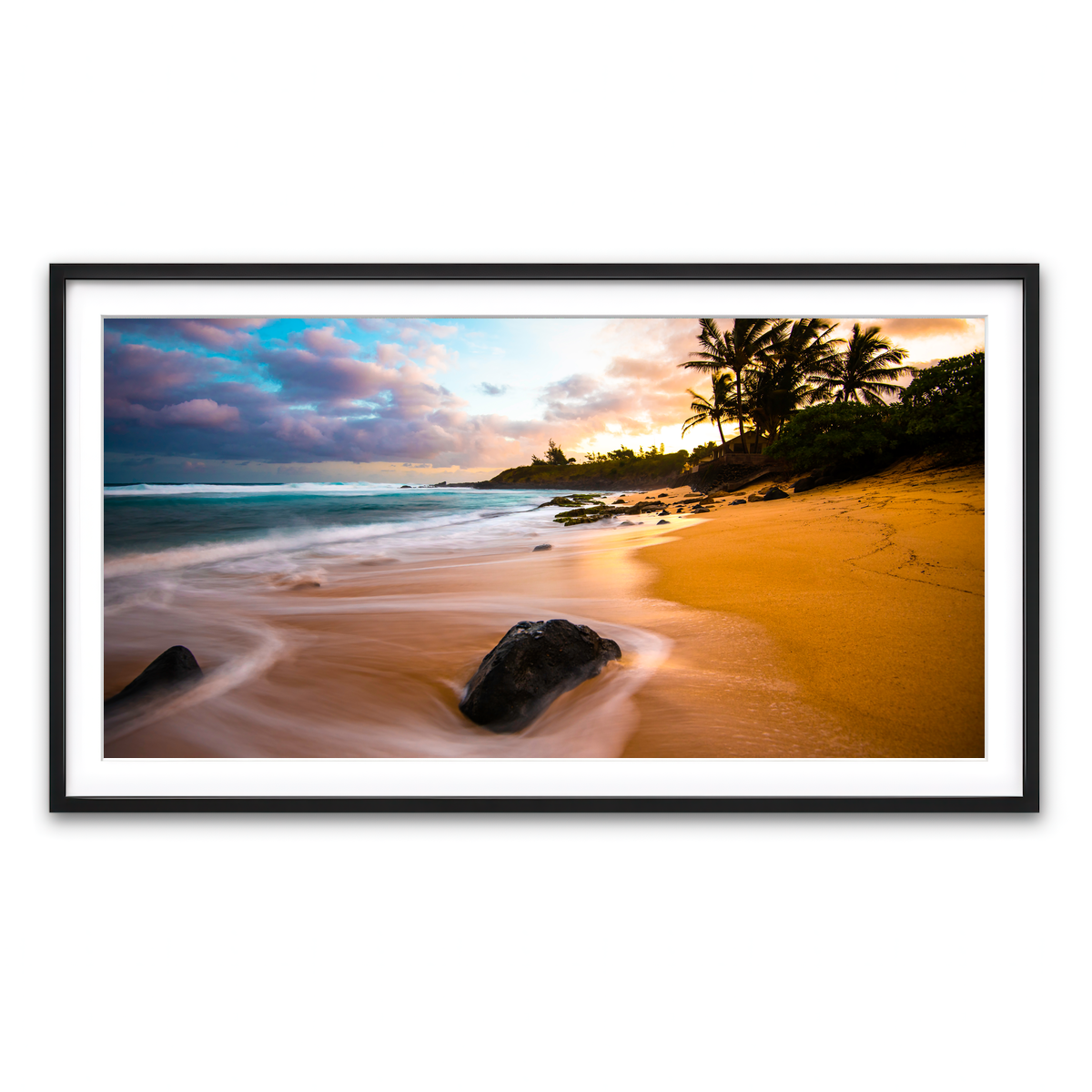 Framed Print 2x1 Black
