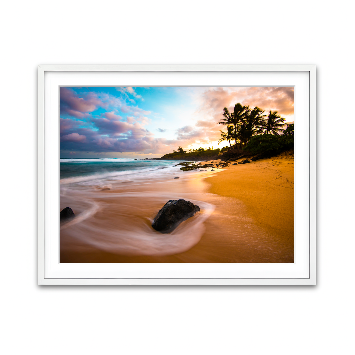 Framed Print 4x3 White