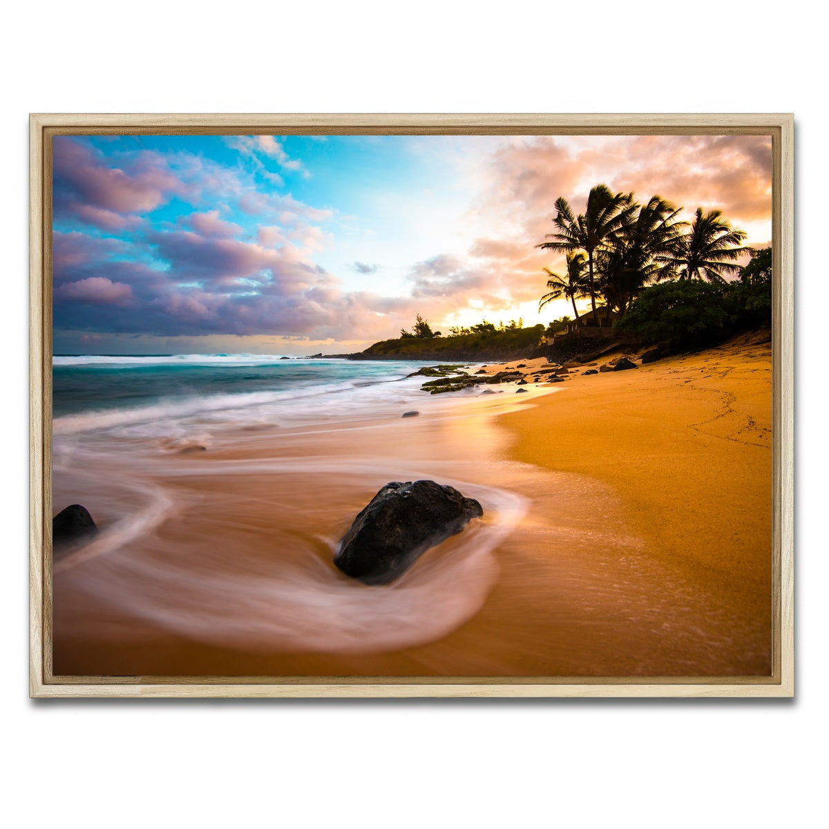 AUTO-MOCKUP WHITE | Sunrise Bliss | 1 Piece | Natural Framed Canvas | group=4x3