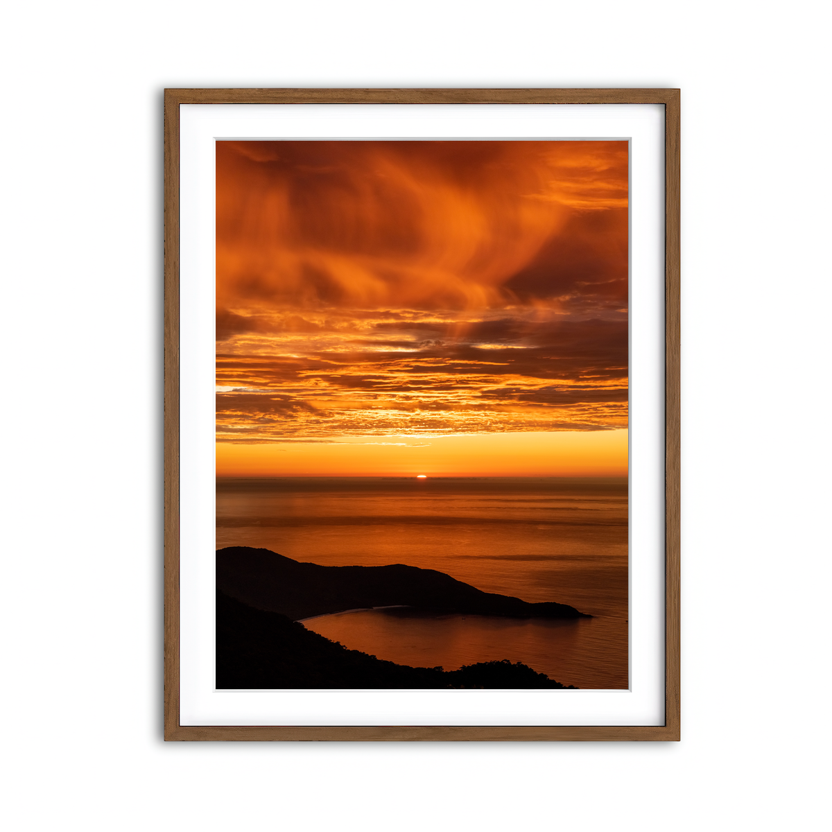 Framed Print 3x4 Walnut