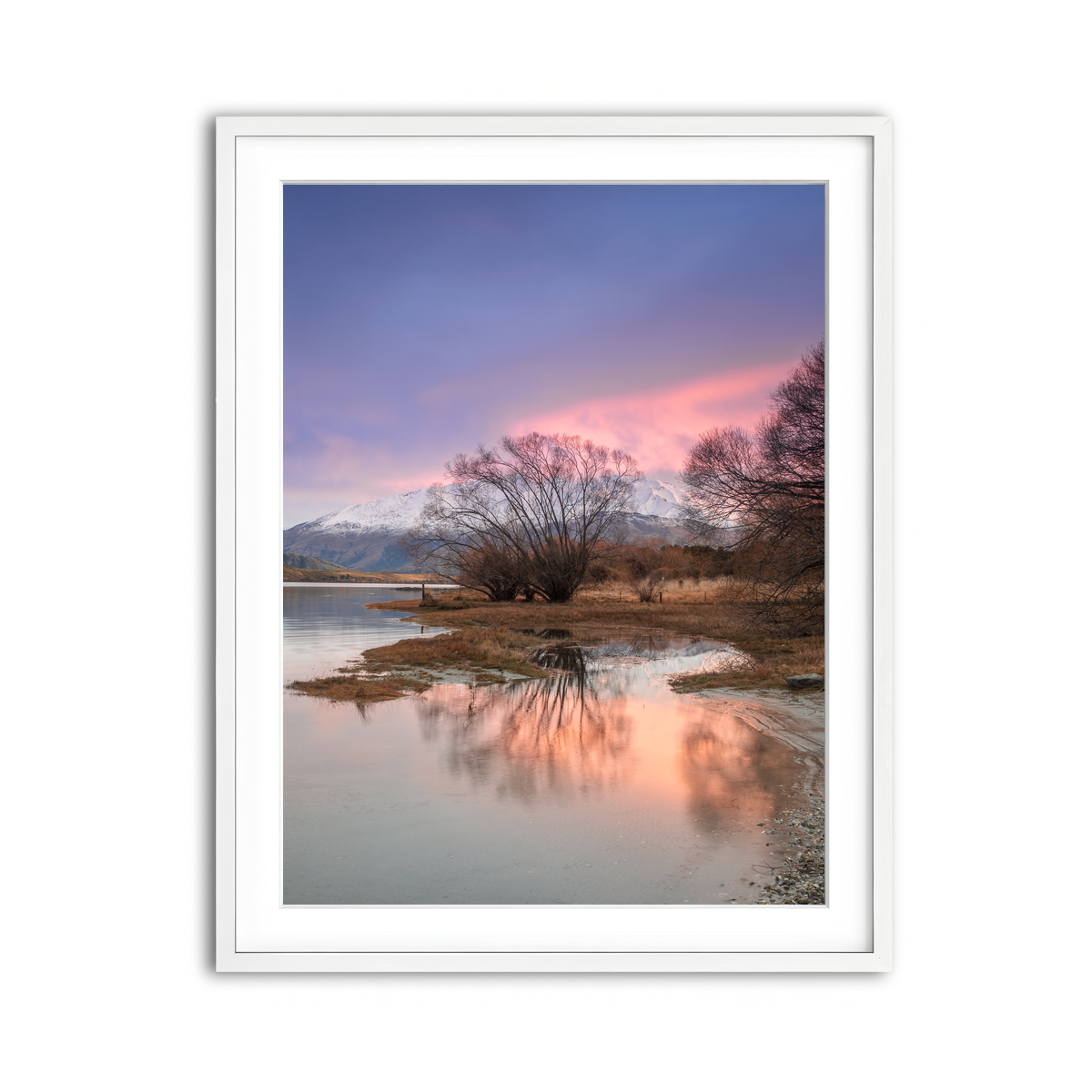 Framed Print 3x4 White