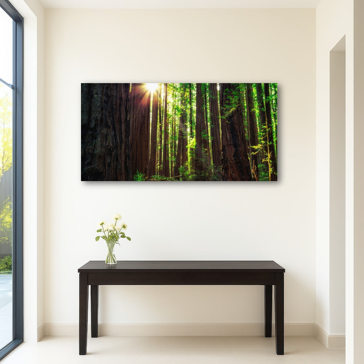 AUTO-MOCKUP ROOM | Sunrise in the Redwoods