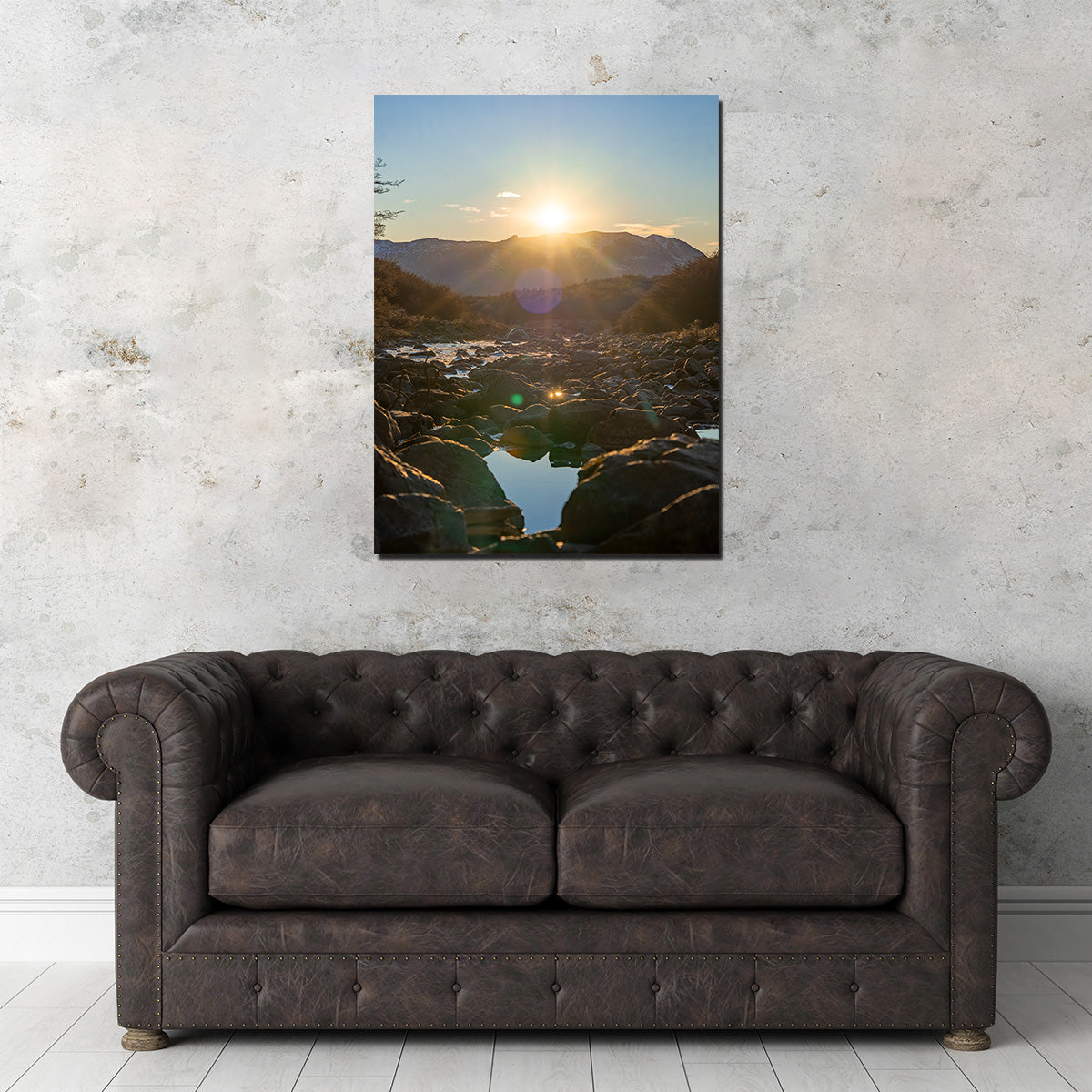 Sunrise over Fitz Roy River Wall Art