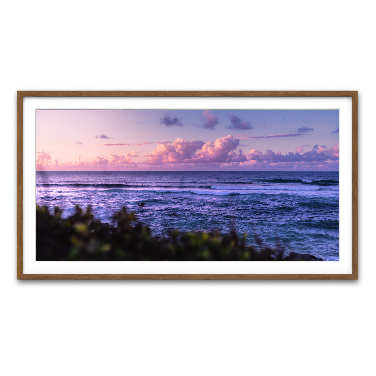 Framed Print 2x1 Walnut