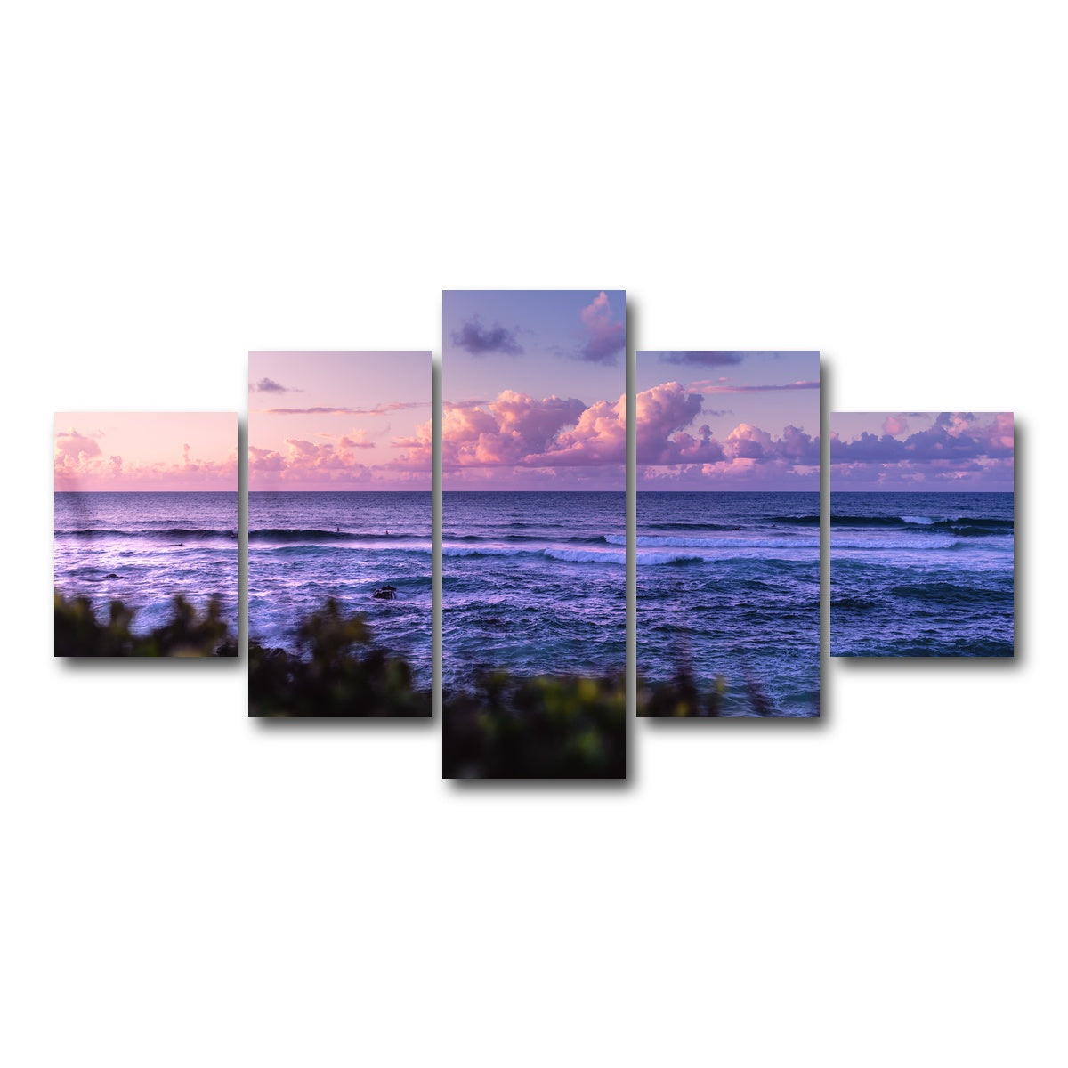 AUTO-MOCKUP WHITE | Sunset Dream | 5 Piece | Gallery Wrap Canvas | group=5_short