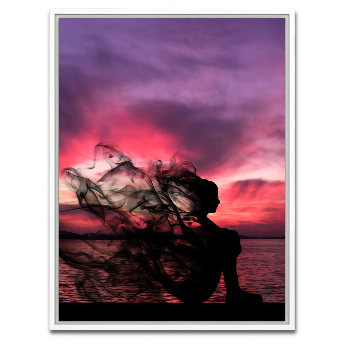 AUTO-MOCKUP WHITE | Sunset Feelings | 1 Piece | White Framed Canvas | group=3x4