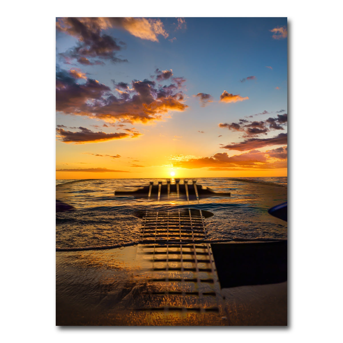 AUTO-MOCKUP WHITE | Sunset Guitar | 1 Piece | Gallery Wrap Canvas | group=3x4