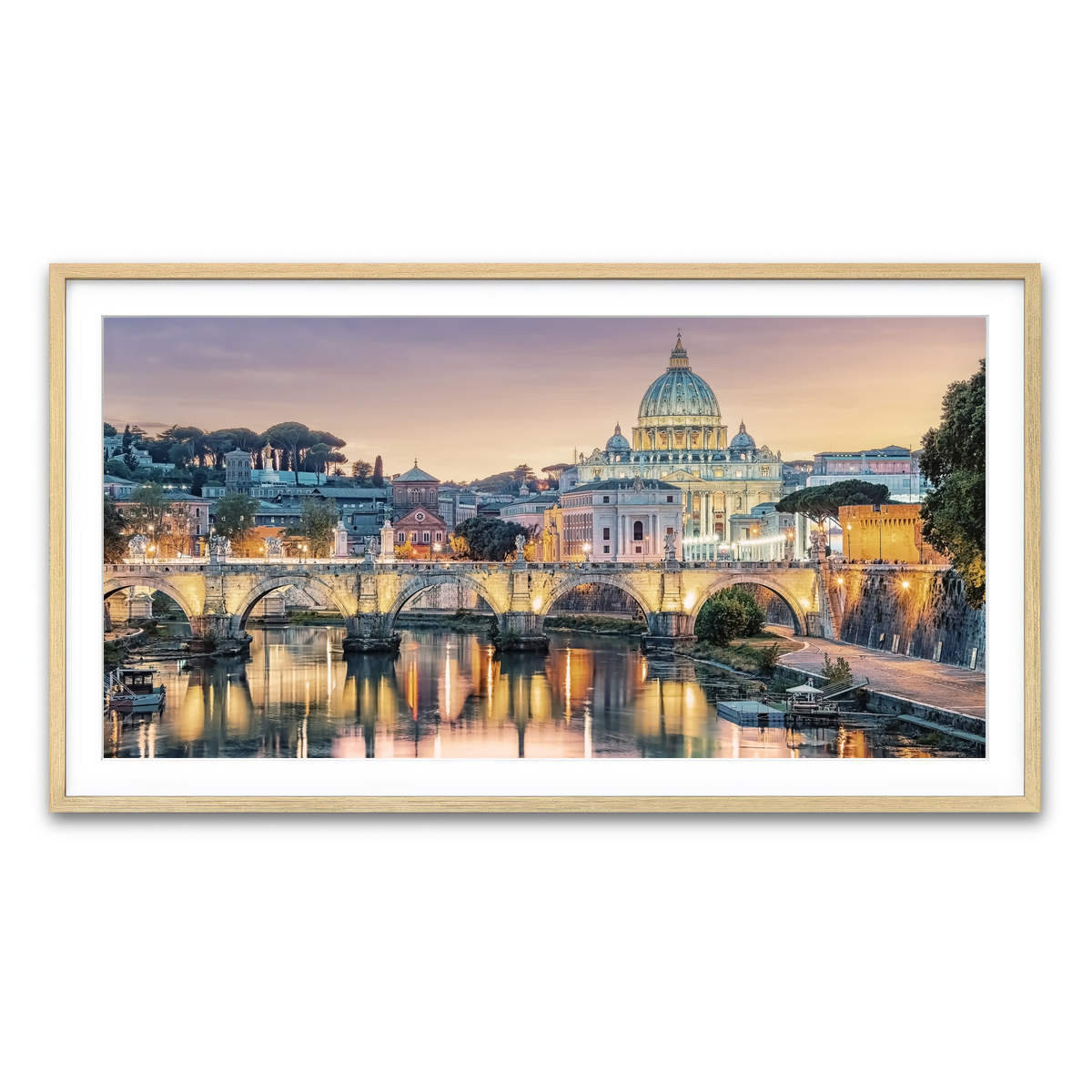 Framed Print 2x1 Natural