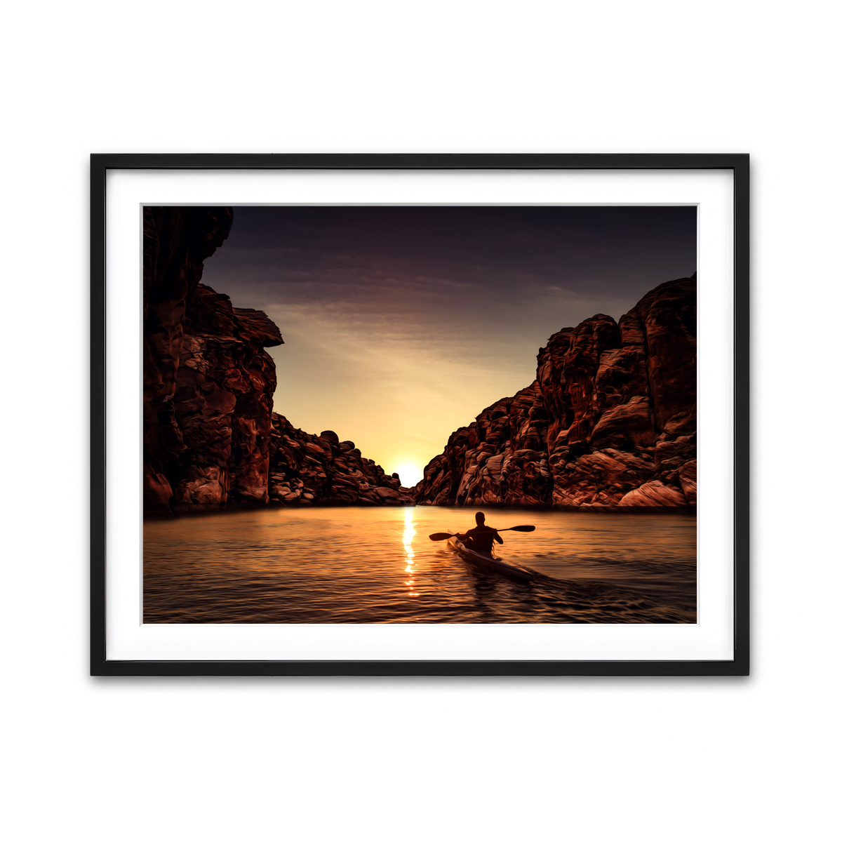 Framed Print 4x3 Black