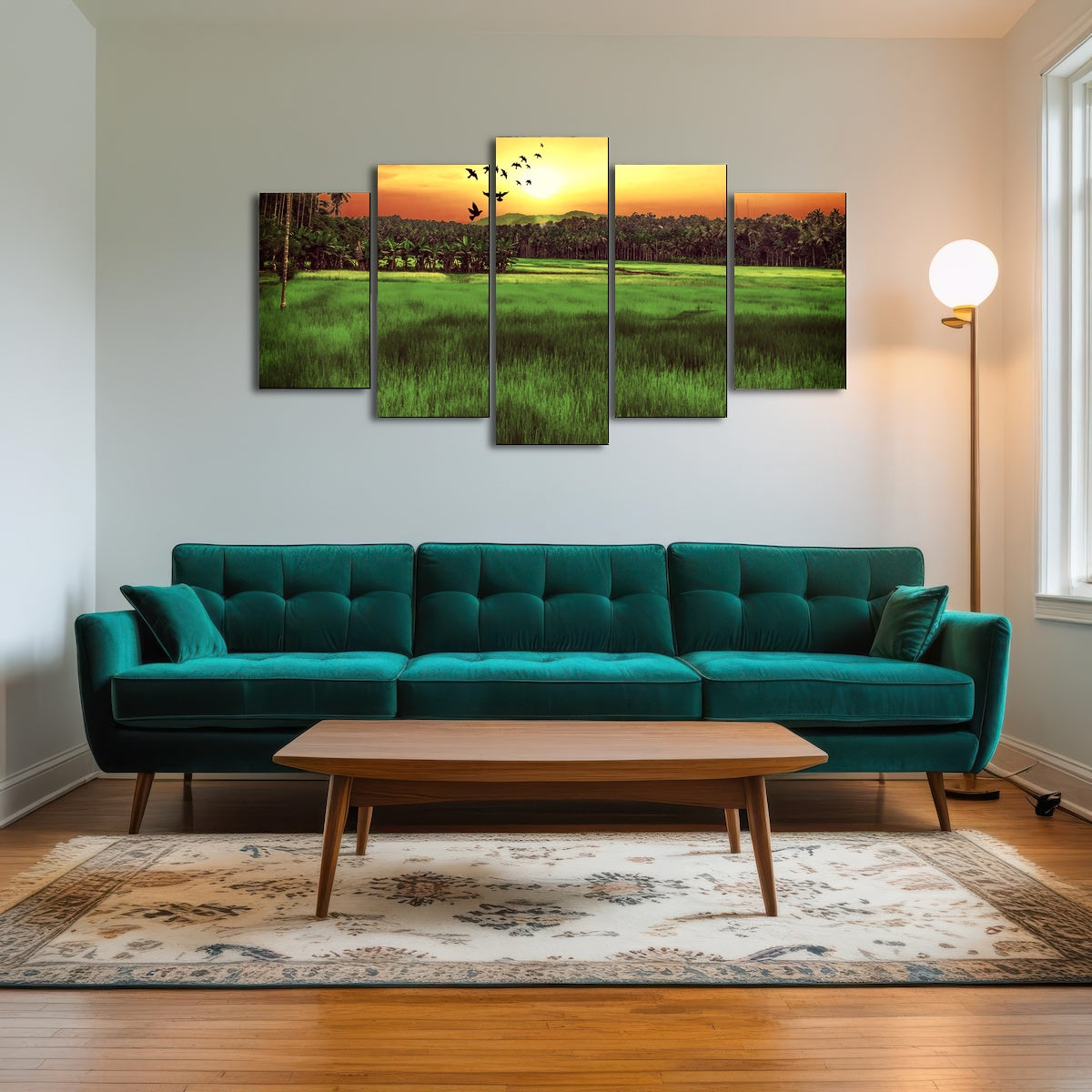 AUTO-MOCKUP ROOM | Sunset Landscape