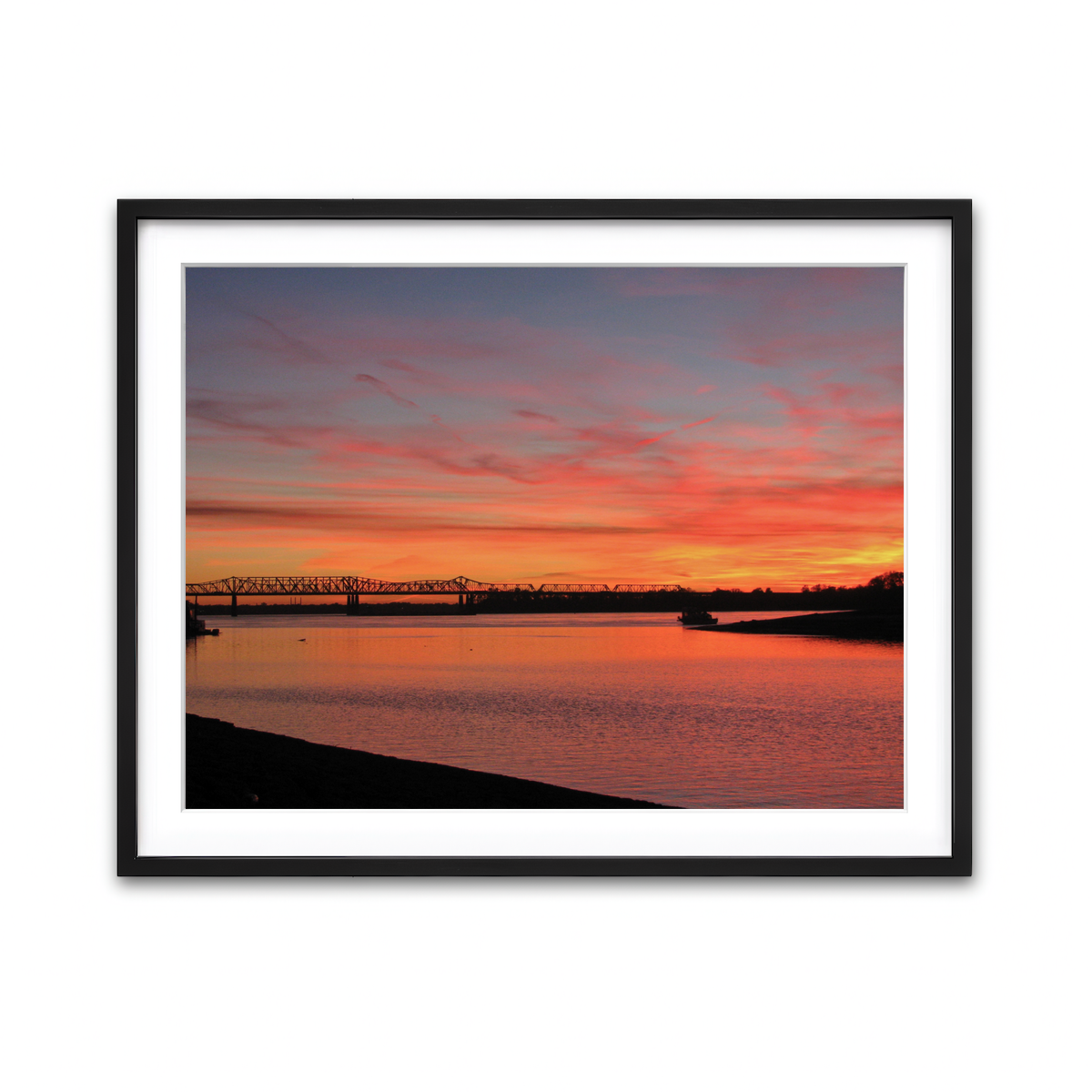 Framed Print 4x3 Black