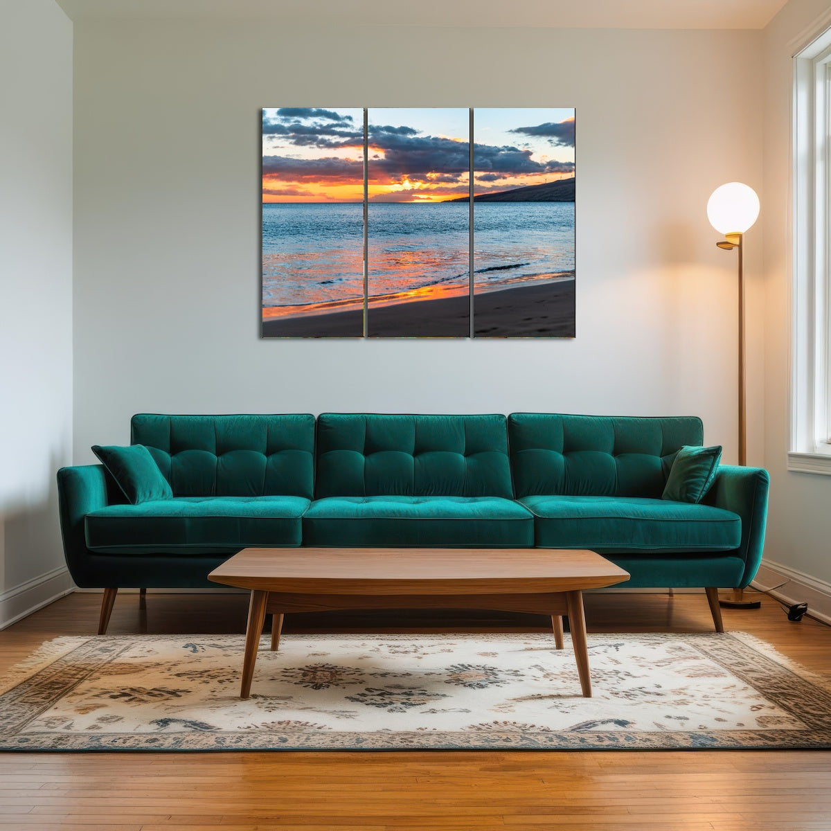 AUTO-MOCKUP ROOM | Sunset Over the Beach