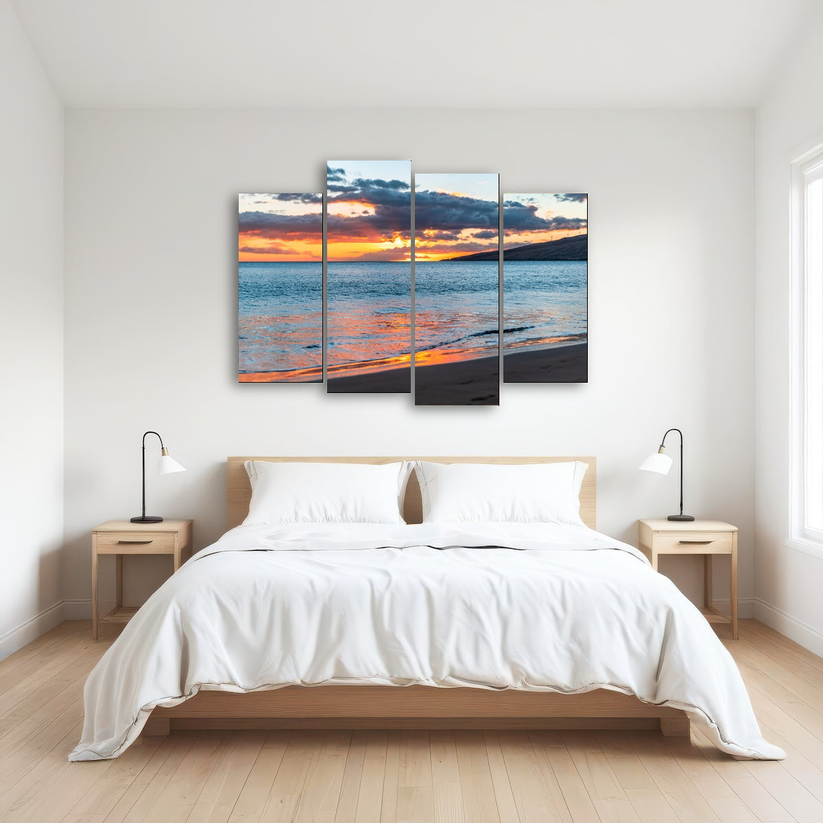 AUTO-MOCKUP ROOM | Sunset Over the Beach
