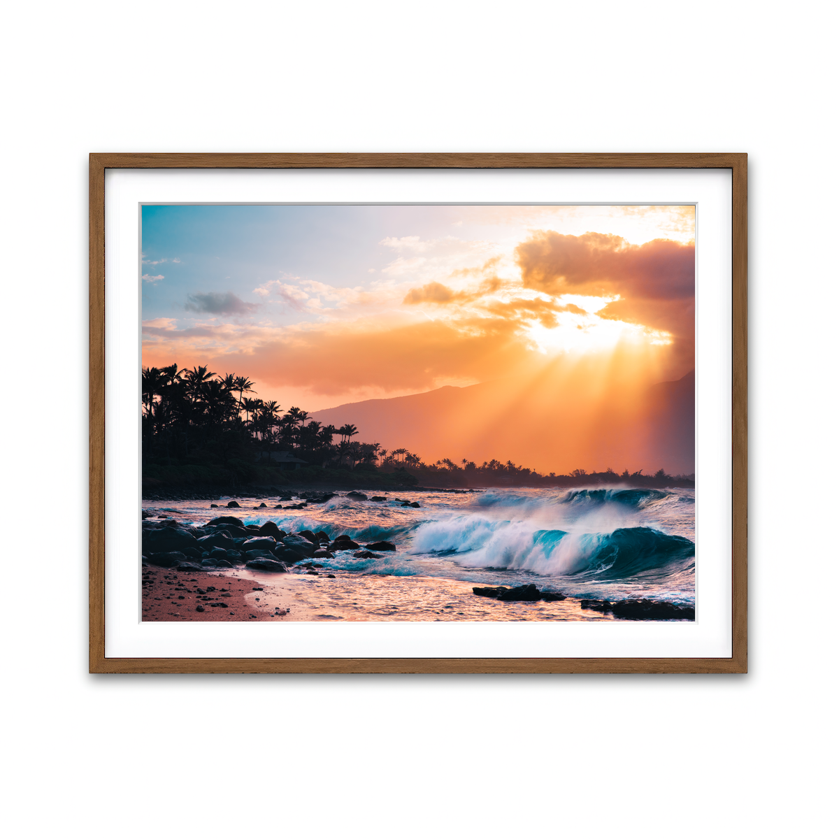 Framed Print 4x3 Walnut