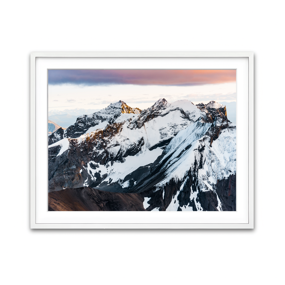 Framed Print 4x3 White