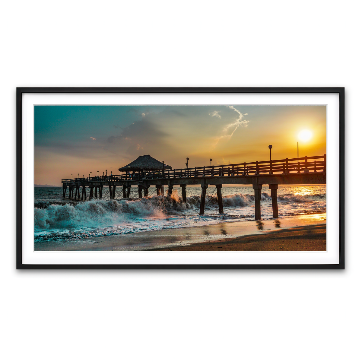 Framed Print 2x1 Black