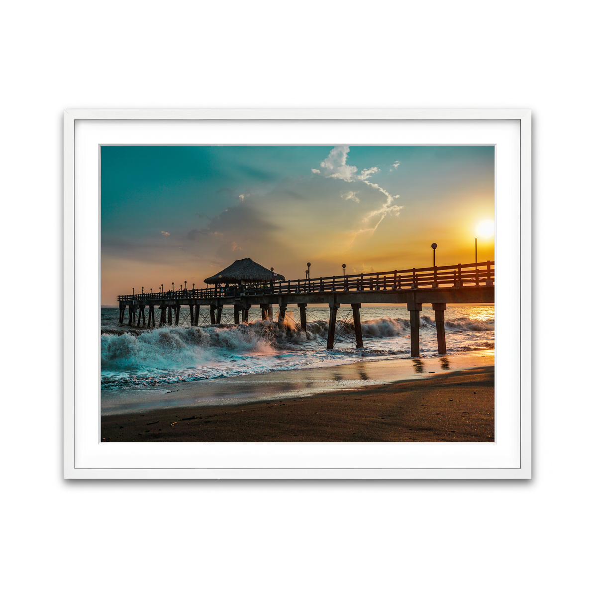 Framed Print 4x3 White