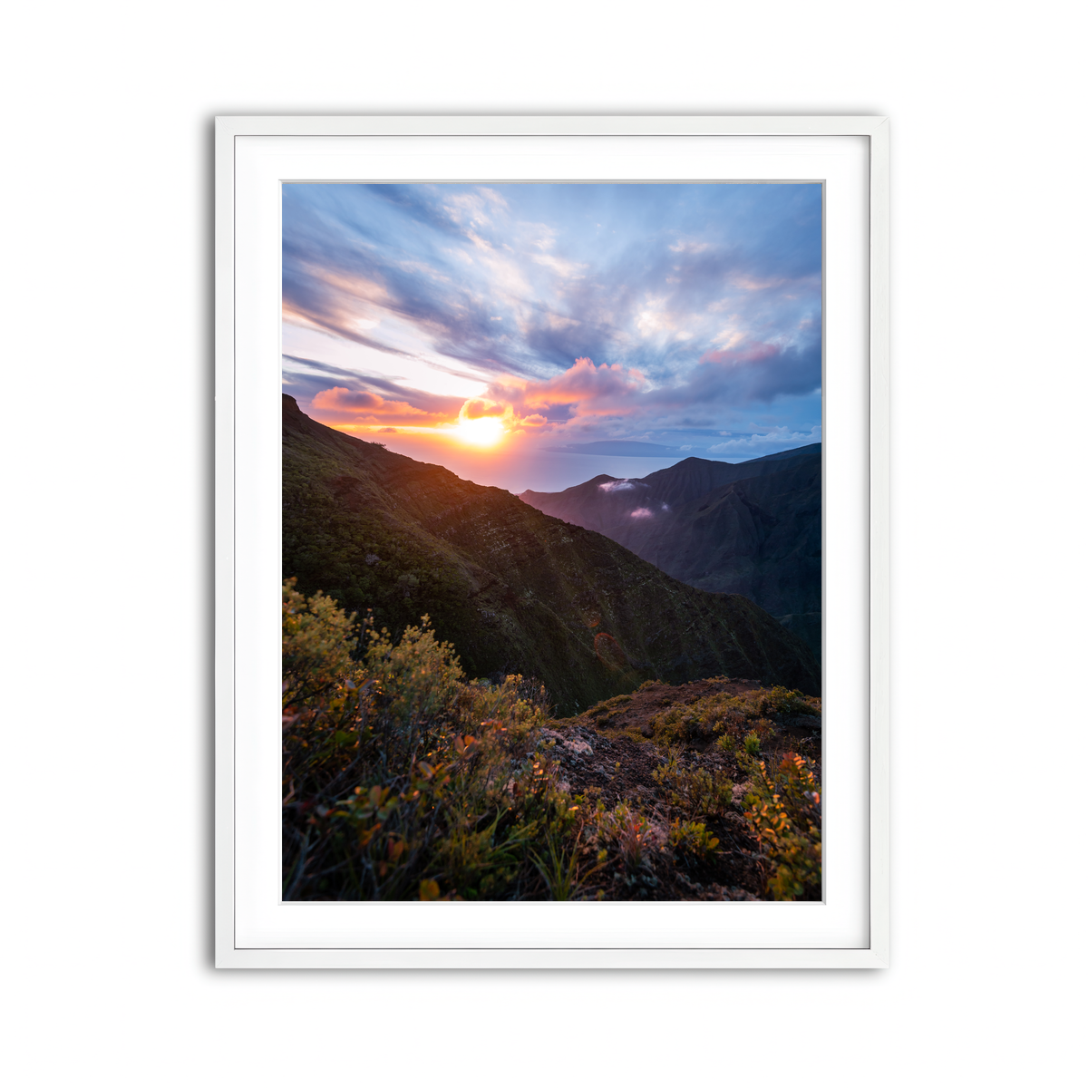Framed Print 3x4 White