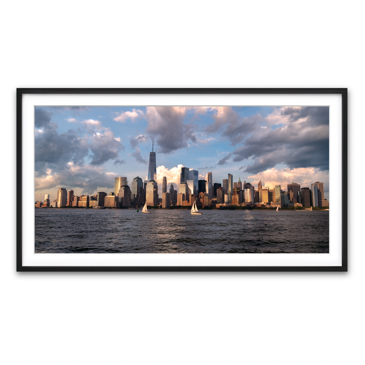 Framed Print 2x1 Black